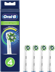 Oral-B Cross Action CleanMax Toothbrush Heads (Pack of 4)