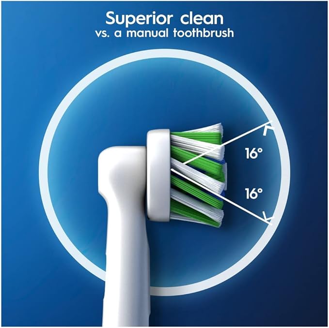 Oral-B Cross Action CleanMax Toothbrush Heads (Pack of 4)