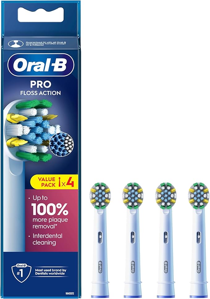 Oral-B Pro Floss Action Toothbrush Heads (Pack of 4)