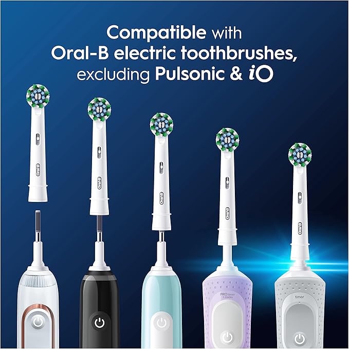 Oral-B Pro Cross Action Toothbrush Heads (Pack of 4)