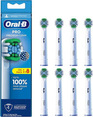 Oral-B Pro Precision Clean Toothbrush Heads (Pack of 8)