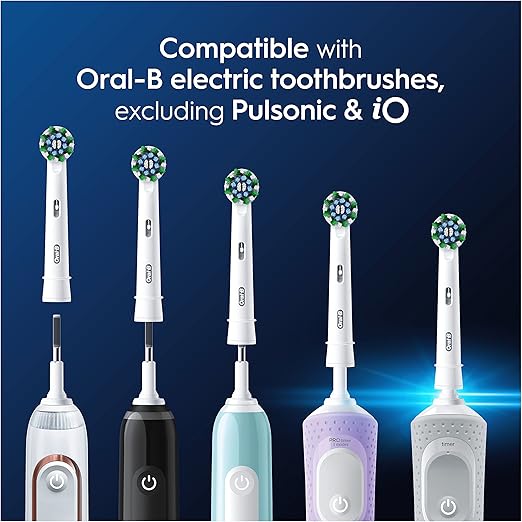 Oral-B Pro Cross Action Toothbrush Heads (Pack of 8)